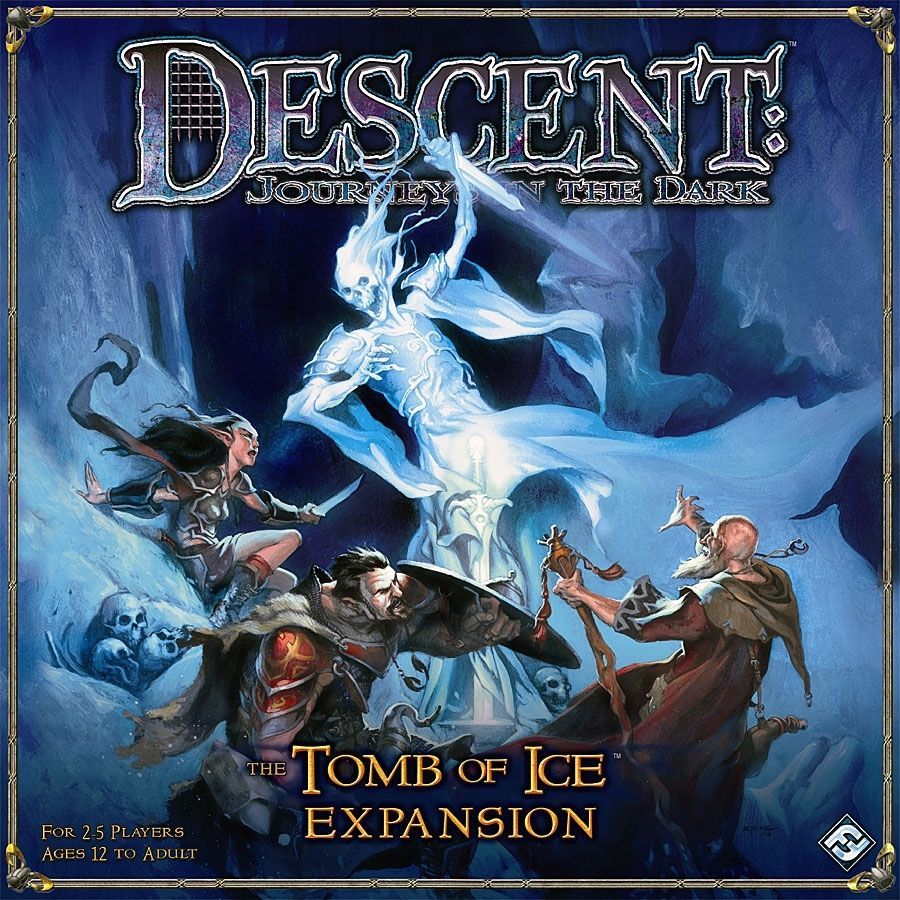 Descent: The Tomb of Ice board game cover