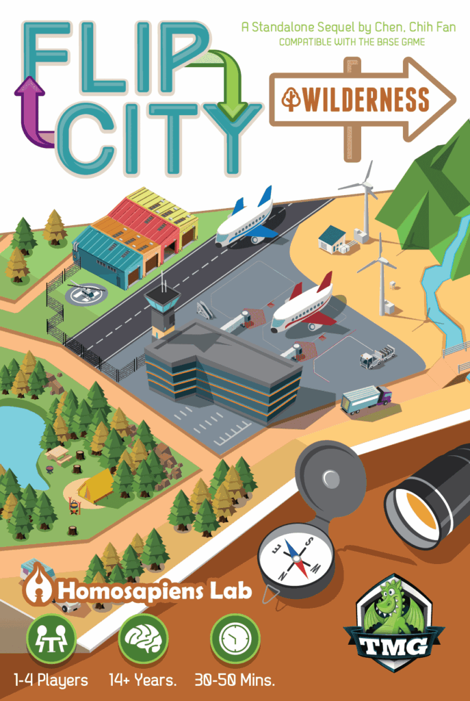 Flip City: Wilderness board game cover