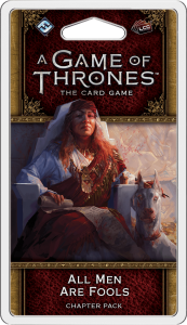 A Game of Thrones: The Card Game (Second Edition) – All Men Are Fools board game cover