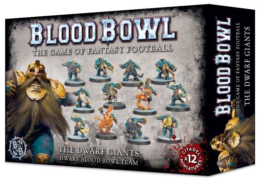 Blood Bowl (2016 Edition): The Dwarf Giants – Dwarf Blood Bowl Team board game cover