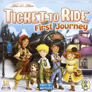 Ticket to Ride: First Journey (Europe) board game cover