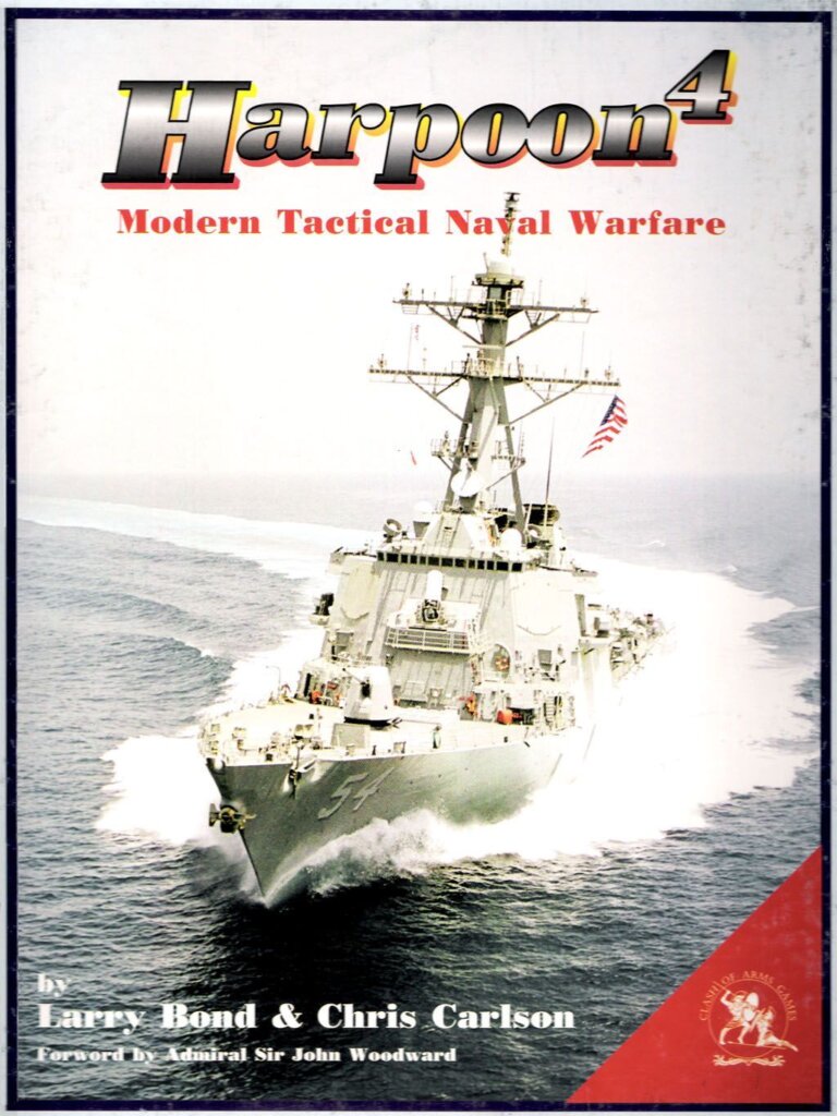 Harpoon 4: Modern Tactical Naval Warfare board game cover