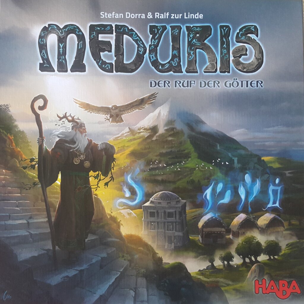 Meduris: Der Ruf der Götter board game cover