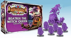 Super Dungeon Explore: Beatrix The Witch Queen board game cover