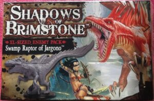 Shadows of Brimstone: Swamp Raptor of Jargono XL Enemy Pack board game cover