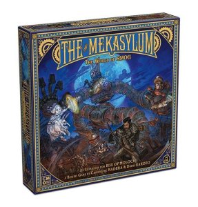 The World of SMOG: Rise of Moloch – The Mekasylum board game cover