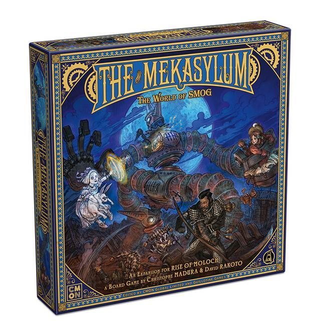 The World of SMOG: Rise of Moloch – The Mekasylum board game cover