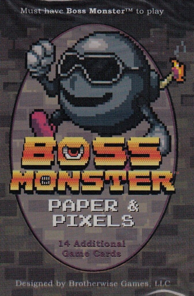 Boss Monster: Paper & Pixels board game cover