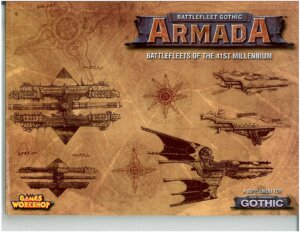 Battlefleet Gothic Armada board game cover