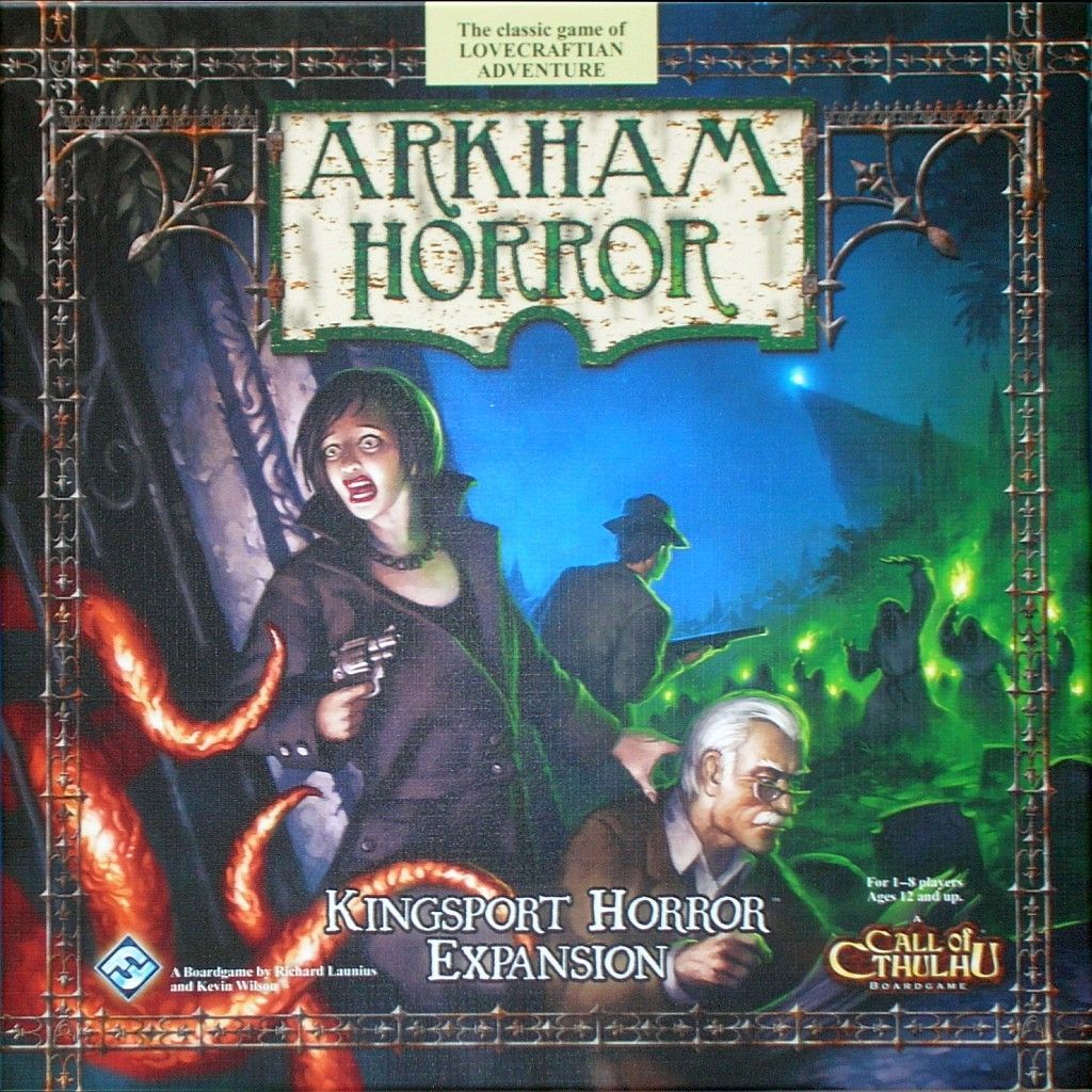 Arkham Horror: Kingsport Horror Expansion board game cover
