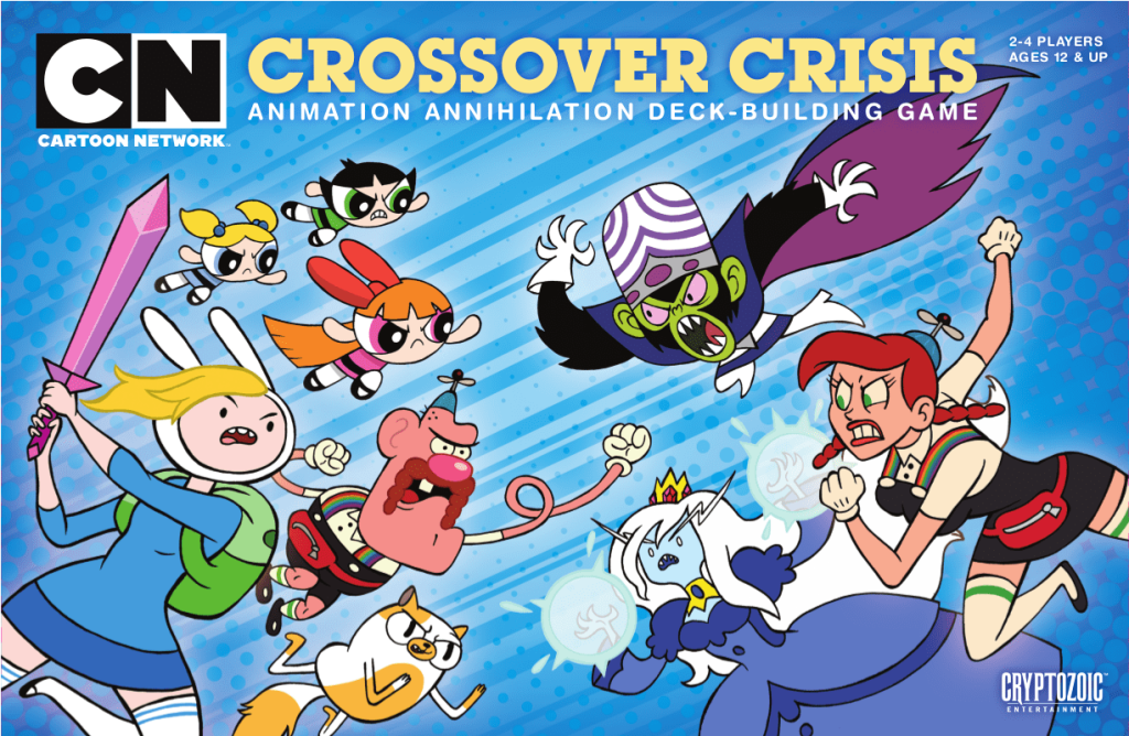 Cartoon Network Crossover Crisis: Animation Annihilation Deck-Building Game board game cover