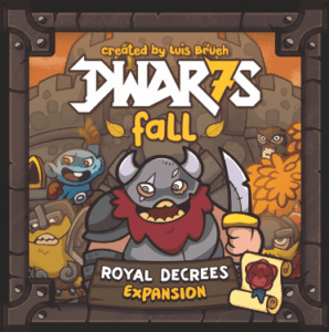 Dwar7s Fall: Royal Decrees board game cover