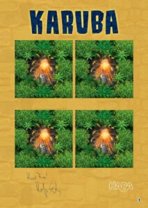 Karuba: The Volcano board game cover