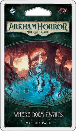 Arkham Horror: The Card Game – Where Doom Awaits: Mythos Pack board game cover