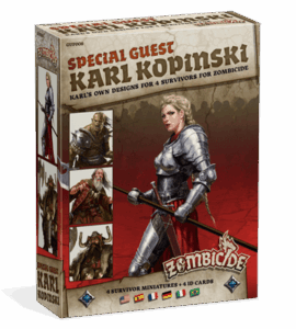 Zombicide: Black Plague Special Guest Box – Karl Kopinski board game cover