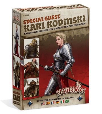 Zombicide: Black Plague Special Guest Box – Karl Kopinski board game cover