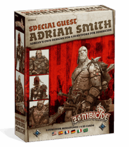 Zombicide: Black Plague Special Guest Box – Adrian Smith board game cover