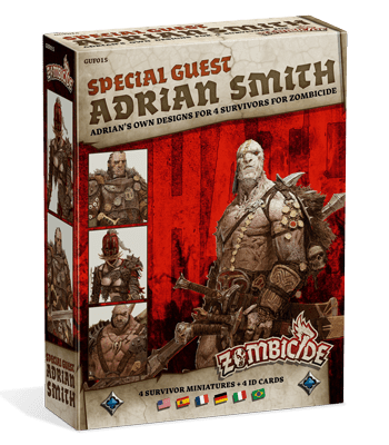 Zombicide: Black Plague Special Guest Box – Adrian Smith board game cover