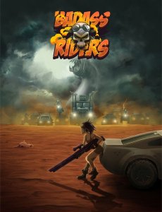 Badass Riders board game cover