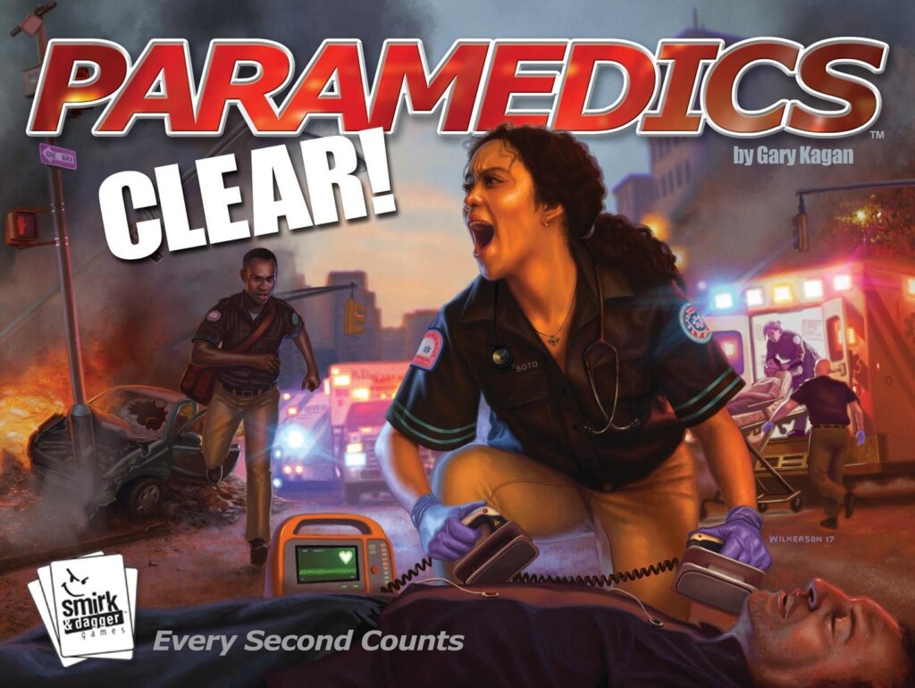 Paramedics: Clear! board game cover