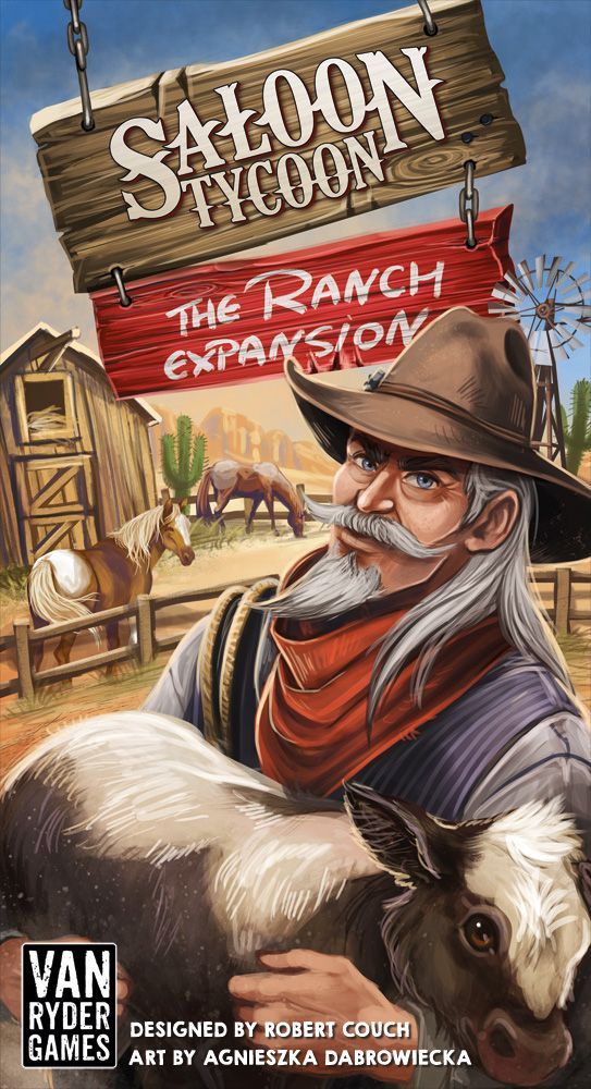 Saloon Tycoon: The Ranch Expansion board game cover