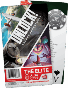 Unlock!: Escape Adventures – The Elite board game cover