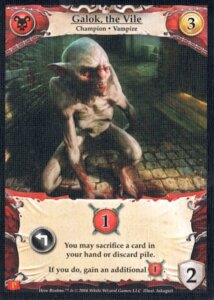 Hero Realms: Galok, the Vile Promo Card board game cover