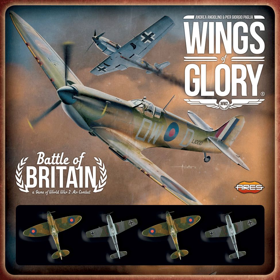 Wings of Glory: WW2 Battle of Britain Starter Set board game cover