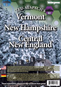 Age of Steam Expansion: Vermont, New Hampshire & Central New England board game cover