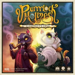 Purrrlock Holmes: Furriarty’s Trail board game cover