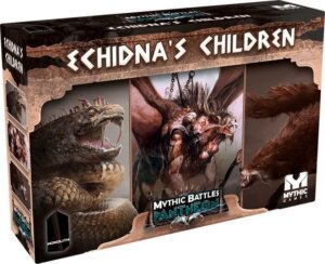Mythic Battles: Pantheon – Echidna’s Children board game cover