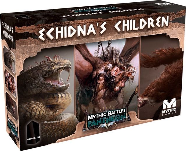 Mythic Battles: Pantheon – Echidna’s Children board game cover
