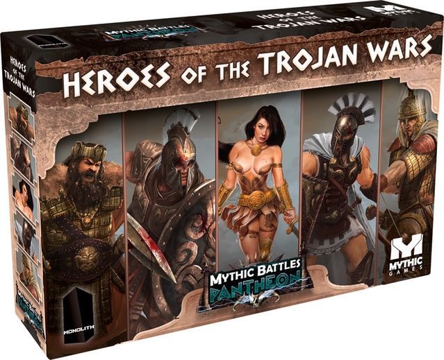 Mythic Battles: Pantheon – Heroes of the Trojan Wars board game cover