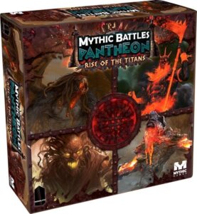 Mythic Battles: Pantheon – Rise of the Titans board game cover