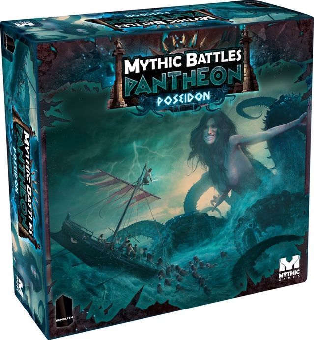 Mythic Battles: Pantheon – Poseidon Expansion board game cover