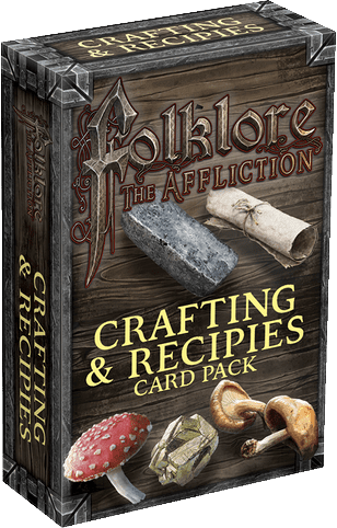Folklore: The Affliction – Crafting & Recipes Card Pack board game cover