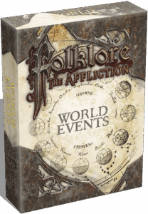 Folklore: The Affliction – World Events board game cover