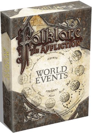 Folklore: The Affliction – World Events board game cover
