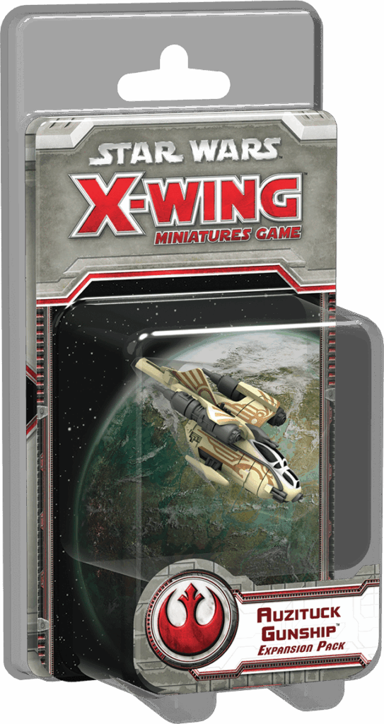 Star Wars: X-Wing Miniatures Game – Auzituck Gunship Expansion Pack board game cover