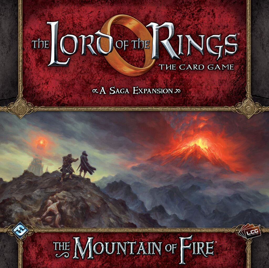 The Lord of the Rings: The Card Game – The Mountain of Fire board game cover