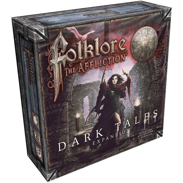 Folklore: The Affliction – Dark Tales Expansion board game cover