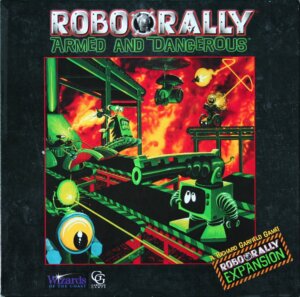 RoboRally: Armed and Dangerous board game cover