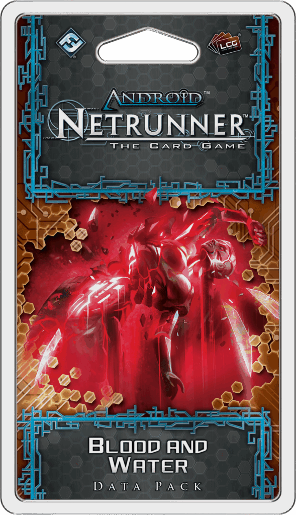 Android: Netrunner – Blood and Water board game cover