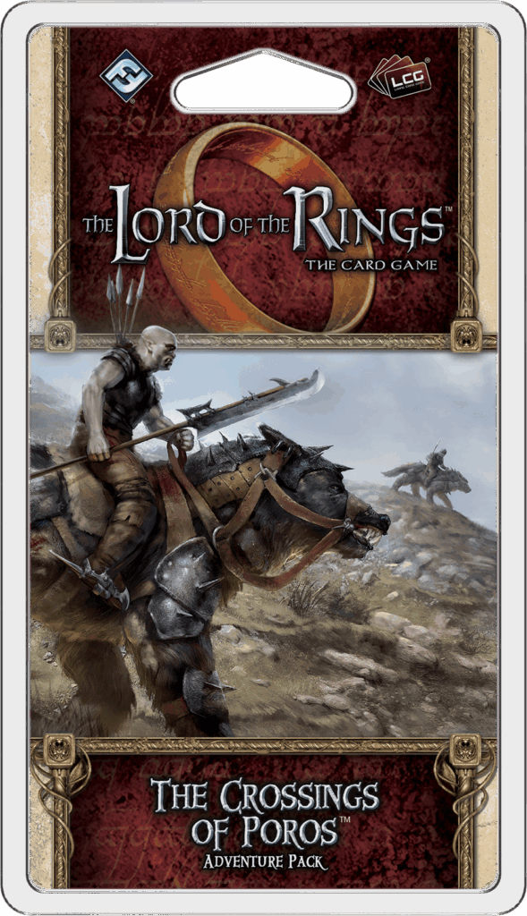 The Lord of the Rings: The Card Game – The Crossings of Poros board game cover