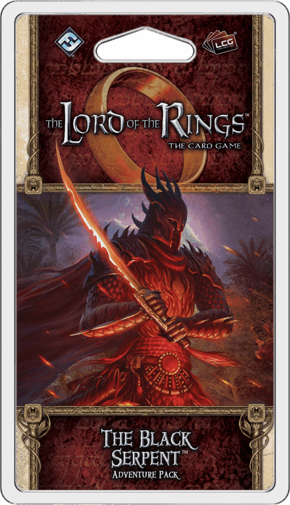 The Lord of the Rings: The Card Game – The Black Serpent board game cover