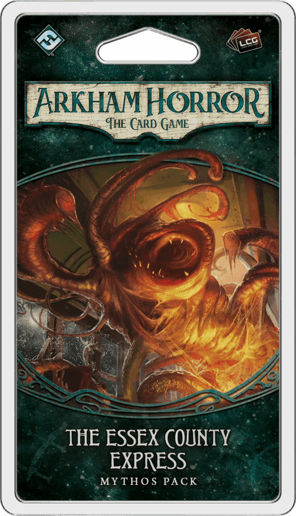 Arkham Horror: The Card Game – The Essex County Express: Mythos Pack board game cover