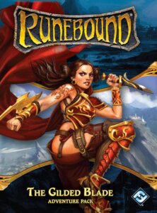Runebound (Third Edition): The Gilded Blade – Adventure Pack board game cover