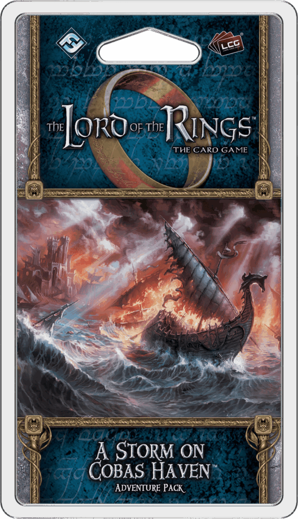 The Lord of the Rings: The Card Game – A Storm on Cobas Haven board game cover