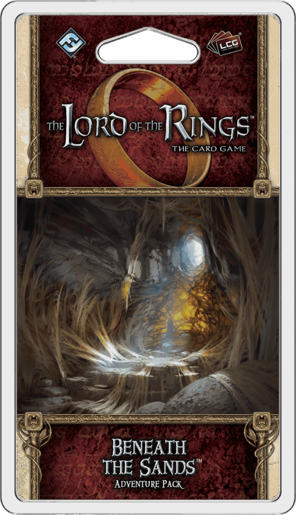 The Lord of the Rings: The Card Game – Beneath the Sands board game cover