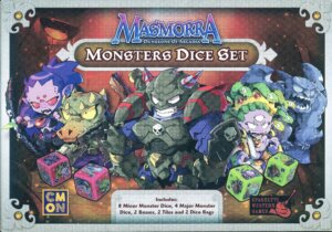 Masmorra: Dungeons of Arcadia – Monsters Dice Set board game cover